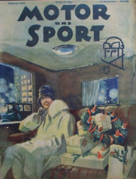 "Motor & Sport" Motor-Magazine Poessneck 1925 (6199)